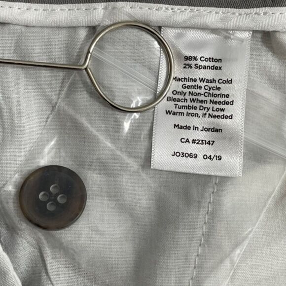 NWT Talbots Straight Leg Gray Chino Pants Women's‎ Plus Size 16 - Picture 9 of 9